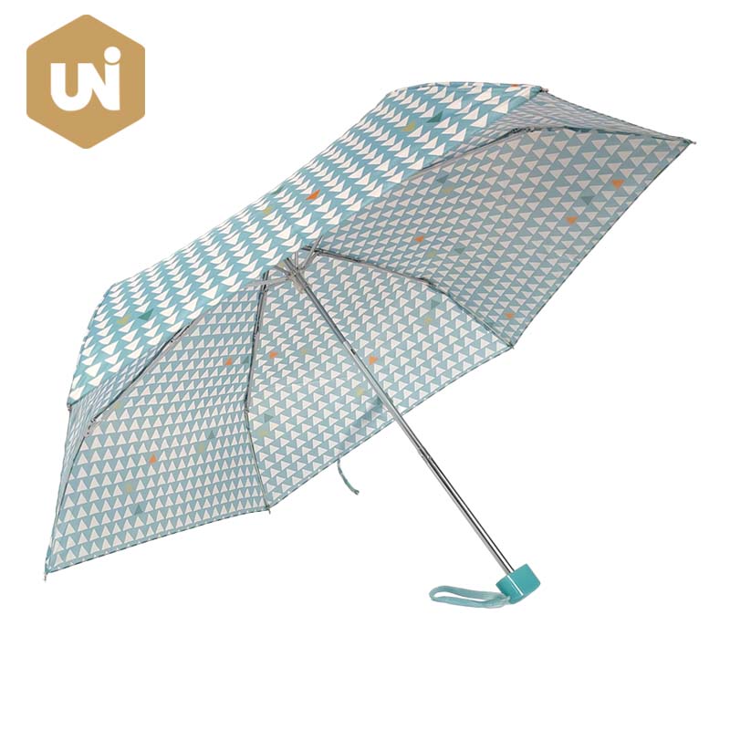 Kompakt 6k Lady Super Mini 3 Sektion regnparaply